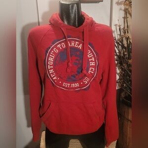 H&M Divided Red Pullover Hoodie S